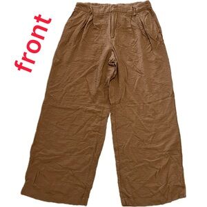 A New Day high rise wide leg pants brown ochre US Women’s 12
